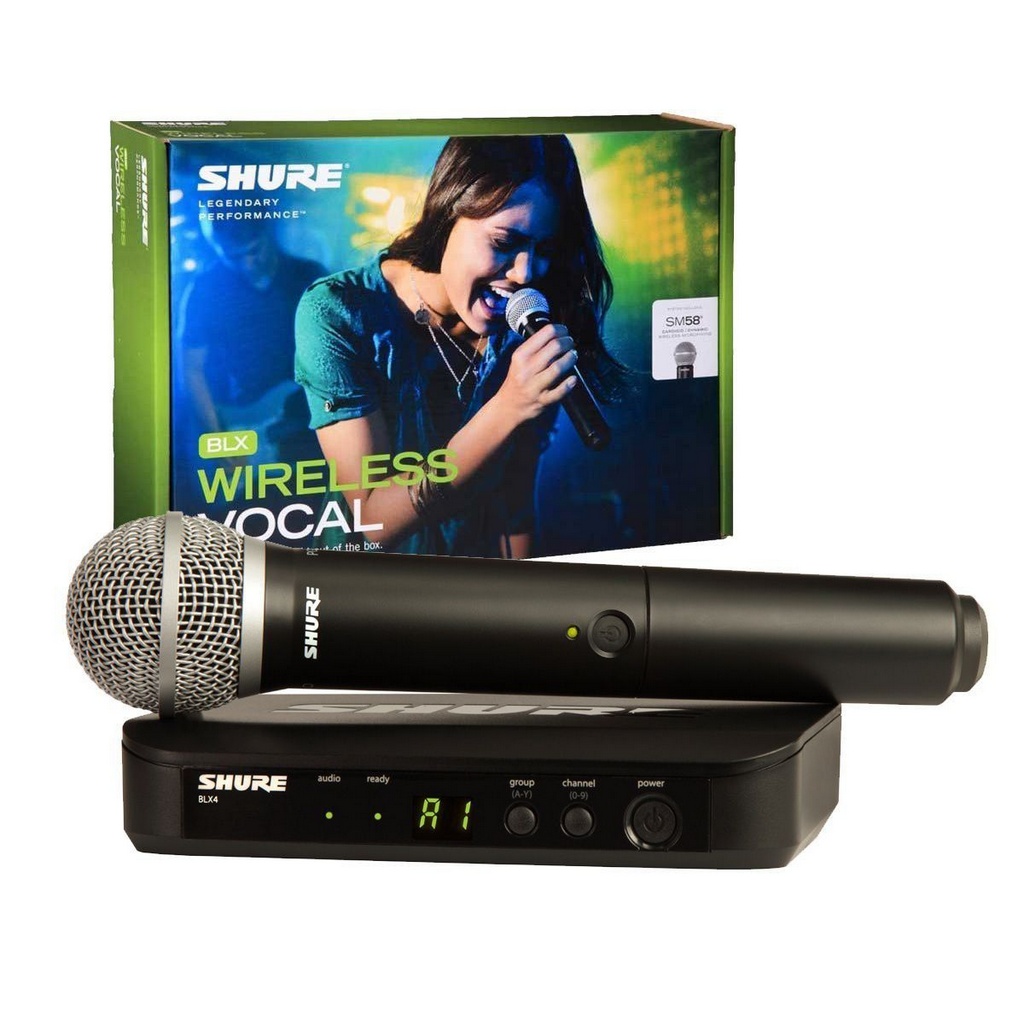 Microfone Shure Sistema S Fio Blx Br Pg M Loja Music Center