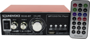 AMPLIFICADOR COMPÁCTO  SOUNDVOICE RC-02 BT