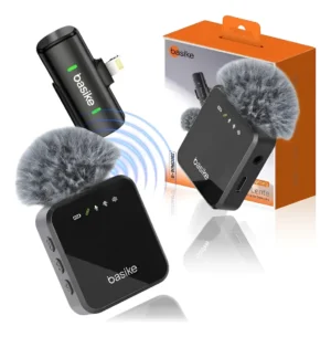 MICROFONE BASIKE SEM FIO PARA LIGHTNING BA-MIC0002