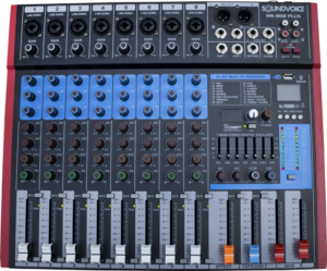MESA DE SOM SOUNDVOICE MS- 802 PLUS