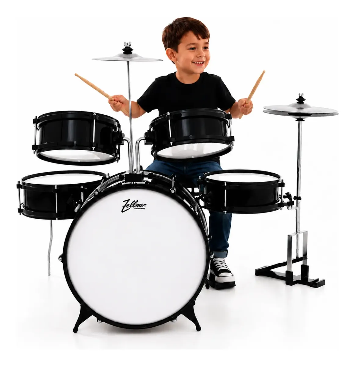 BATERIA INFANTIL ZELLMINHO BUMBO 14 - PRETA