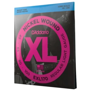 ENCORDOAMENTO PARA BAIXO 4 CORDAS D'ADDARIO EXL170 NICKEL
