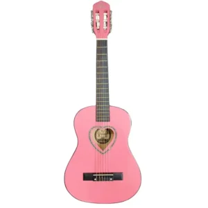 VIOLÃO INFANTIL ZELLMER NYLON PINK CORAÇÃO MT34N